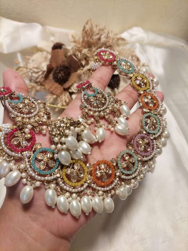Pakistani  semi bridal choker